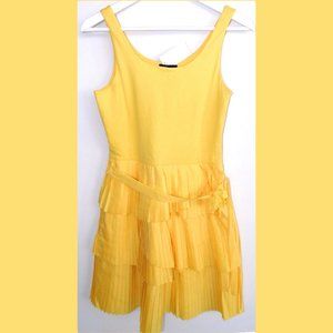 NWT Girls Ralph Lauren yellow summer party dress size 16